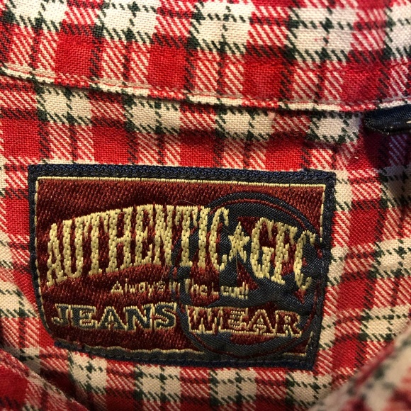 Vintage Authentic GFC Men's Button-down XL - Picture 3 of 5